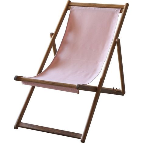 Primaster Gartenliegestuhl Karla rosa Deckchair (1/2)