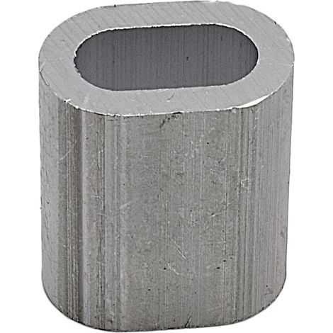 ABRAZADERA DE MANGUITO CONECTOR DE ALUMINIO PARA CUERDAS DE 8 MM