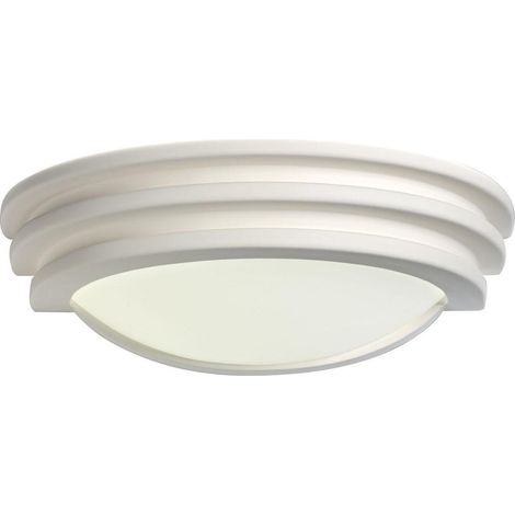 DOMINO Applique Mur plâtre E27 77W max.,demi-lune Lpe non incl. ARIC 3008