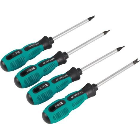4pcs U Fourche Type Tournevis Magnétique CRV Outil Main Multifonctionnel Jeu De Tournevis (1/5)