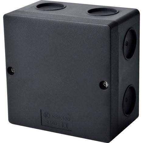Abzweigdose IP66 aus UV-beständigem Material – integrierte Dichtungen – Edelstahlschrauben mit Doppelgewinde – 101 x 101 x 47 mm – 1 Stück – Kopos