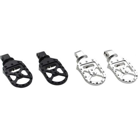 1 pair of passenger footrests compatible with Honda Rebel500, Rebel300 and CMX500 models with 19 to 22 inch wheels (1/5)