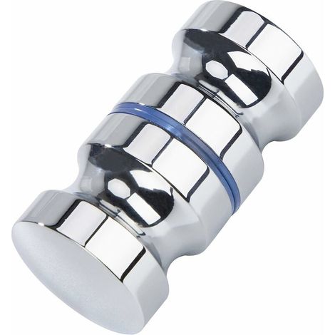 KAEJYIUT – Runder Duschtürgriff aus Aluminiumlegierung für Badezimmer, Glastüren und Schiebetüren (1/5)