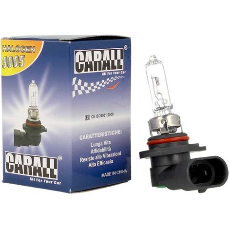 Coppia lampade alogene HB3 9005 12V 65W P20d trasparenti per fari abbaglianti (1/3)