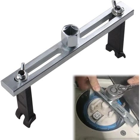 Kit pour Enlever le Couvercle du Réservoir de Carburant, Outil Démontage La Pompe à Carburant, Modèle Universel avec Pompe et Clé à Molette, Outil de Réparation pour Voiture (1/5)