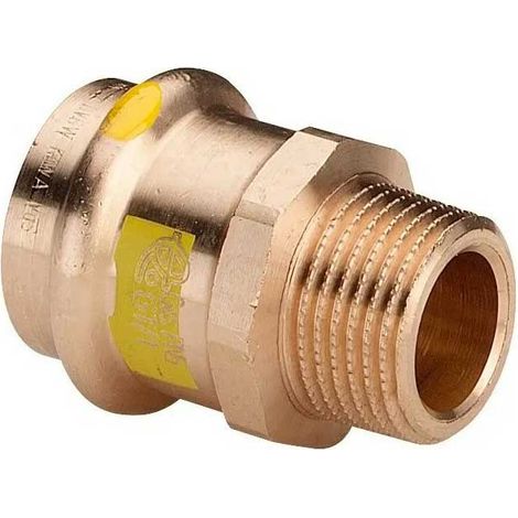 2611 Raccordo Nipple Fr Ø22X1" maschio bronzo per gas 346188