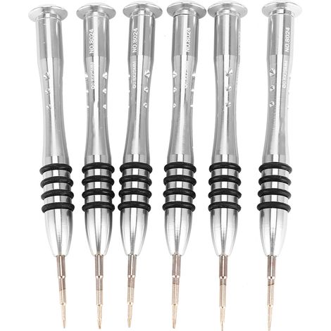 A set of 6 chrome vanadium steel five-pointed star screwdrivers for disassembly and repair (8024 6150 0.8 five-pointed star lead + nickel sand). (1/5)