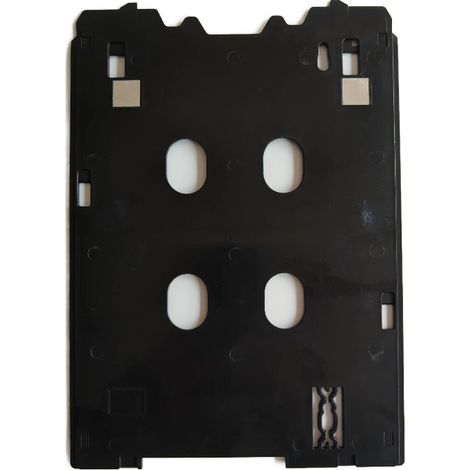PVC card printing tray compatible with Canon MP series TS701, 709, TS8290, TS9541C, and TS8390. (1/4)