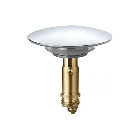 – Bonde de lavabo clic-clac pop-up 66 mm – Bouchon en laiton massif plaqué chrome – Mécanisme à ressort pour vidange rapide – Compatible baignoire et évier (1/5)