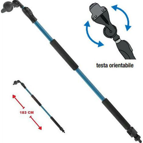 LANCIA INNAFFIO TELESCOPICA CM 183 PAPILLON 2 GETTI ACQUA (32625) (1/2)