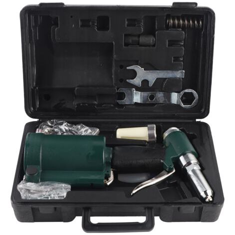 Kit de riveteuse pneumatique pour pistolet à rivets hydraulique à air industriel, 2,4 à 4,8 mm (1/5)