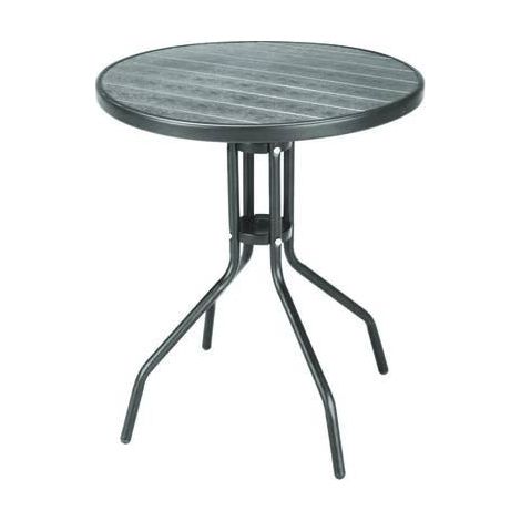 TAVOLO  WOOD GREY  IN RATTAN SINTETICO PP effetto legno   FER 378161 (1/2)