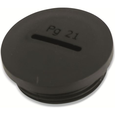 KSS Bouchon fileté, PG, PG-21, noir (1/2)