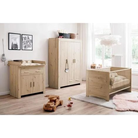 Trend-team AHOI Wachstumsbett Eiche Antik Baby