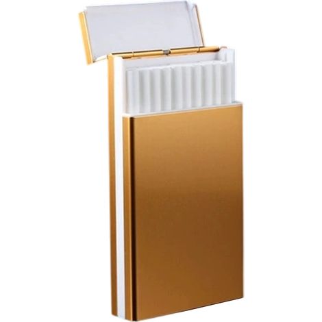 Étui à Cigarettes Automatique Slim 20 Capacité dor (1/5)