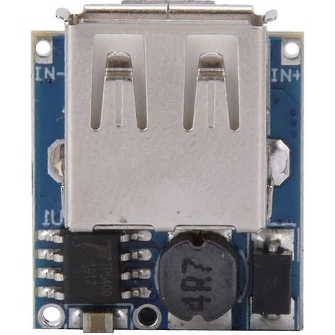 5er-Pack USB-5V-Spannungsverstärkermodule mit Ladeschutz für Lithiumbatterien, Aufwärtswandlerplatine (1/5)