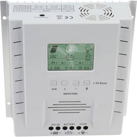 Solarladeregler MPPT 60A 12V 24V Maximaler Eingangsspannungsbereich 100V (1/5)