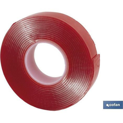 Bricofan Extra starkes doppelseitiges Klebeband 19 mm x 1,5 m