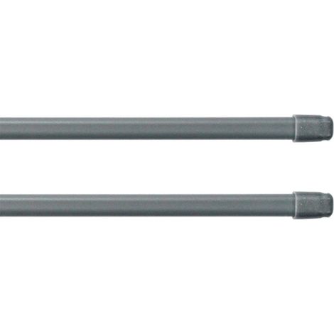 Lot de 2 Tringles Extensibles "Lio" 80-110cm Gris (1/2)