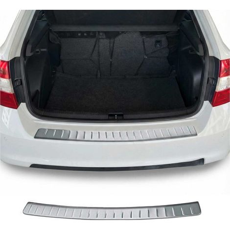 OMAC Ladekantenschutz Stoßstangenschutz für Skoda Rapid Limo 2012-2019 – Edelstahl gebürstet (1/5)