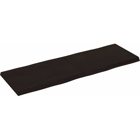 Dessus de table Dessus de bureau Plateau de table bois massif traité bordure assortie