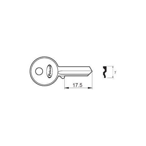 CHIAVE GREZZA K2730 R1 - 10 pezzi POTENT