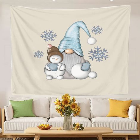 Tapisseries murales décoratives au design attrayant, tissu de fond pour chambre 180x150cm (1/5)