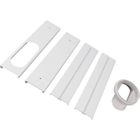 Kit de ventilation de fenêtre portable pour climatiseur, panneaux d'étanchéité en PVC réglables pour climatiseur horizontal et vertical (1/5)