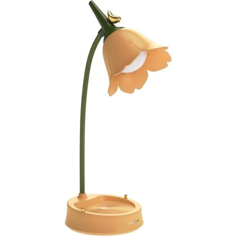 Lampada Per Bambini, Lampada Ricaricabile Creativa Led Protezione Degli Occhi Sensore Tattile Giallo (1/5)