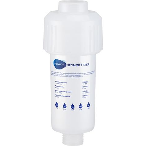 Filtre à eau pré-filtre 5' pour machine à laver OYZ (1/4)