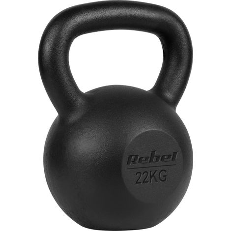 Kettlebell aus Gusseisen, 22 kg, Kettlebell-Hantelgewicht für Rebel-Übungen (1/5)