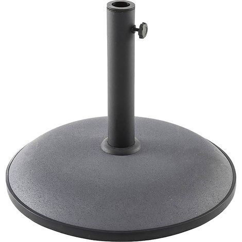 Runder Sonnenschirmständer grau - 25 kg (1/2)