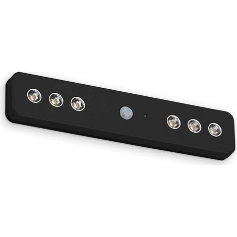 Briloner Leuchten SESTO - Unterbauleuchten - 2268065 - inkl. Bewegungsmelder - Hell-/Dunkelsensor - Erfassungsbereich 3 m - Batterien inkl. - 21 x 4,2 x 2,3 cm