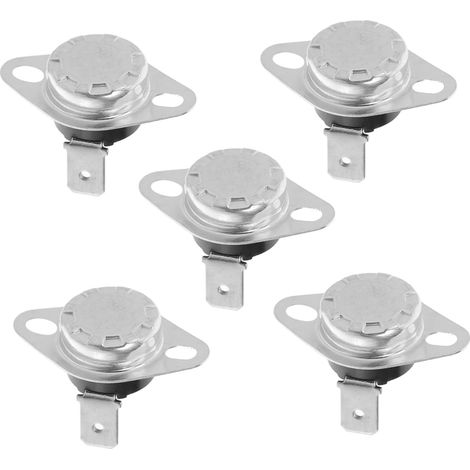 Thermostat Thermique 92 Degrés - Lot de 5 - Alliage Fer - 10A 250V - Pour Four Micro-ondes (1/5)