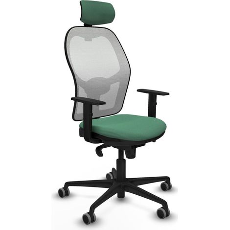Sedia Ufficio con Poggiatesta Piqueras y Crespo 1D036G2 Verde Smeraldo (1/5)