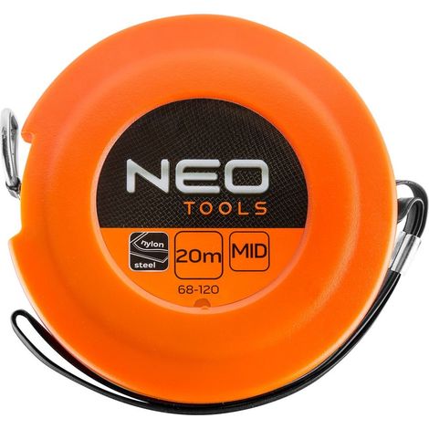 Metro a nastro in acciaio NEO, 20 m x 9,5 mm (1/2)