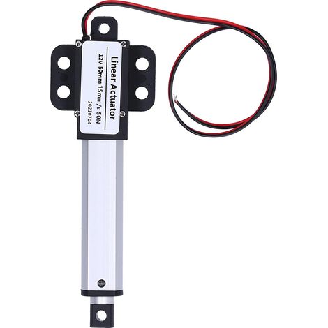 Actionneur Linéaire électrique 50mm Course Actionneur de Mouvement Linéaire 12V DC Actionneur Linéaire pour Armoires et Ouvre-fenêtre (Course 50mm-15mm/s-50N) (1/5)