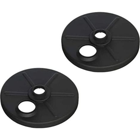 Staubschutzabdeckung für Rasenmäherräder 532189403, kompatibel mit Sears Husqvarna AYP Poulan, schwarz (1/5)