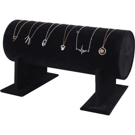 Présentoir pour bandeaux noirs, support et étagère pour bijoux de cheveux (1/5)