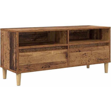 Maison Exclusive - TV-Schränk Altholz 100 x 34,5 x 44,5 cm Holzwe