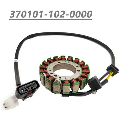 Motorcycle stator coil 370101-102-0000, suitable for YinXiang 600. (1/2)