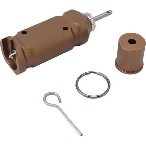 Alarme de périmètre pour camping, dispositif d'alarme de déclenchement par fil électrique, système de sécurité d'alerte précoce pour la sécurité des propriétés en camping et en randonnée (marron).