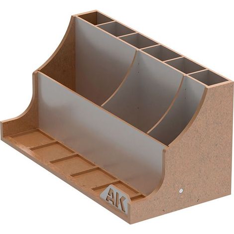 Organisateur modulaire - AK Interactive - Gris - 1 kg - Pratique et élégant pour outils de jeux (1/3)