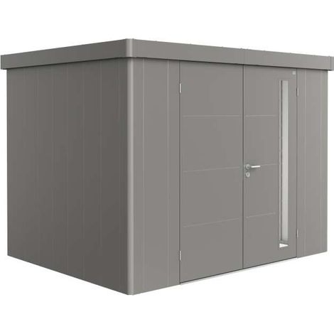 Casetta Neo 2C doppia porta, grigio quarzo metallizzato