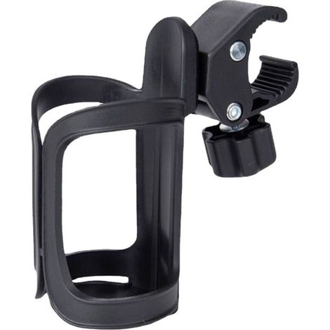 Porte-bouteille universel pour poussette/vélo, noir, compatible avec la plupart des modèles – (1/5)