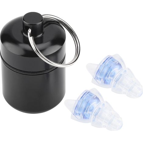High Fidelity 27dB Noise Reduction Earplugs Concert Drummer Party Hearing Protection (Blue)