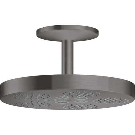 Axor One - Kopfbrause, Durchmesser 28 cm, gebürstetes Schwarzchrom 48493340 (1/2)