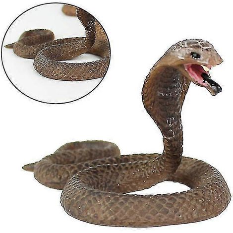 1 unidad de adornos de plástico decorativos únicos con diseño de cobra para Halloween, decoración de escritorio, manualidades de plástico para Halloween en el hogar.