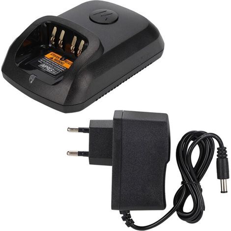 Chargeur de talkie-walkie 100-240V (prise ue) pour Motorola XIR P8268 DP4400 DP4800 DP4801 DEP550 (1/5)