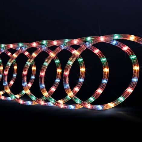 Tubo luminoso multicolore da 10 m a 180 LED per esterni - Feeric lights & christmas